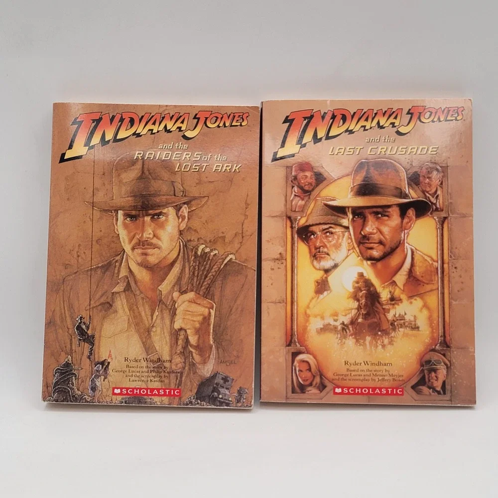 Ryder Windham Indiana Jones Raiders & Last Crusade Paperback 1st Printing‎ Good